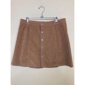 Celebrity Pink Corduroy Skirt Juniors 13 31 Brown Tan Camel Academia